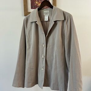 Haggar Women's Beige Blazer